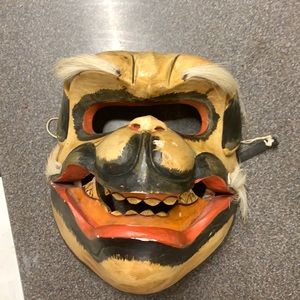Wooden monkey  mask
